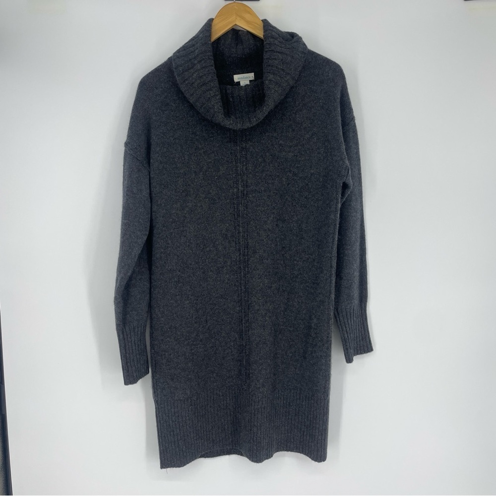 Sundance SONJA CASHMERE DRESS charcoal - Picture 2 of 8